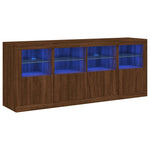 Dressoir Met Led-Verlichting 163X37X67 Cm