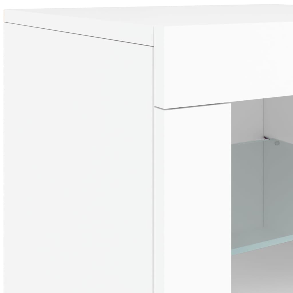 Dressoir Met Led-Verlichting 123X37X67 Cm