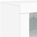 Dressoir Met Led-Verlichting 123X37X67 Cm