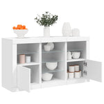 Dressoir Met Led-Verlichting 123X37X67 Cm