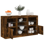 Dressoir Met Led-Verlichting 123X37X67 Cm