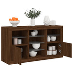 Dressoir Met Led-Verlichting 123X37X67 Cm