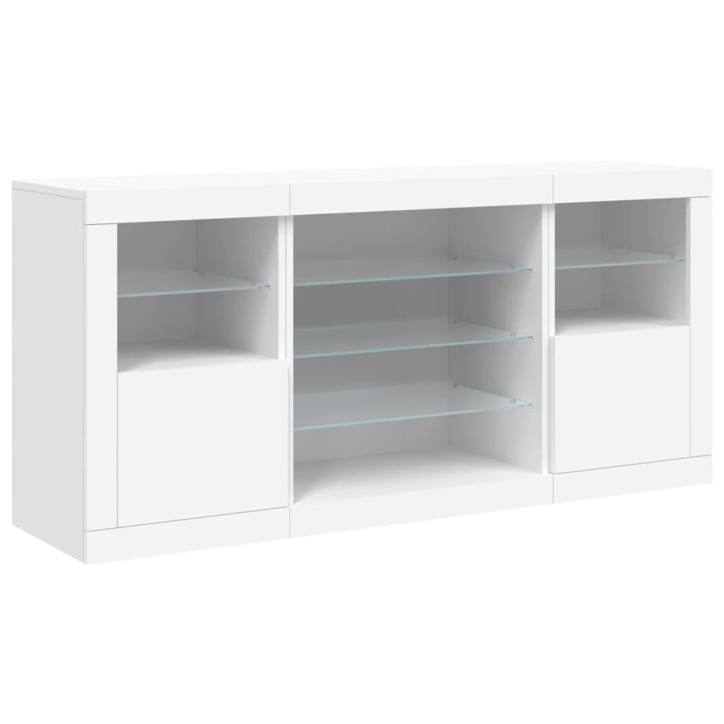 Dressoir Met Led-Verlichting 142,5X37X67 Cm