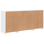 Dressoir Met Led-Verlichting 142,5X37X67 Cm