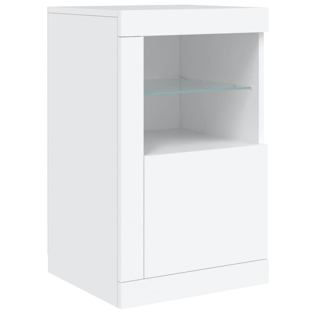 Dressoir Met Led-Verlichting 142,5X37X67 Cm