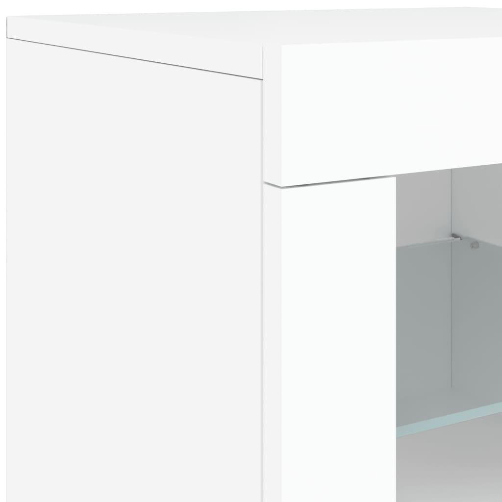 Dressoir Met Led-Verlichting 142,5X37X67 Cm