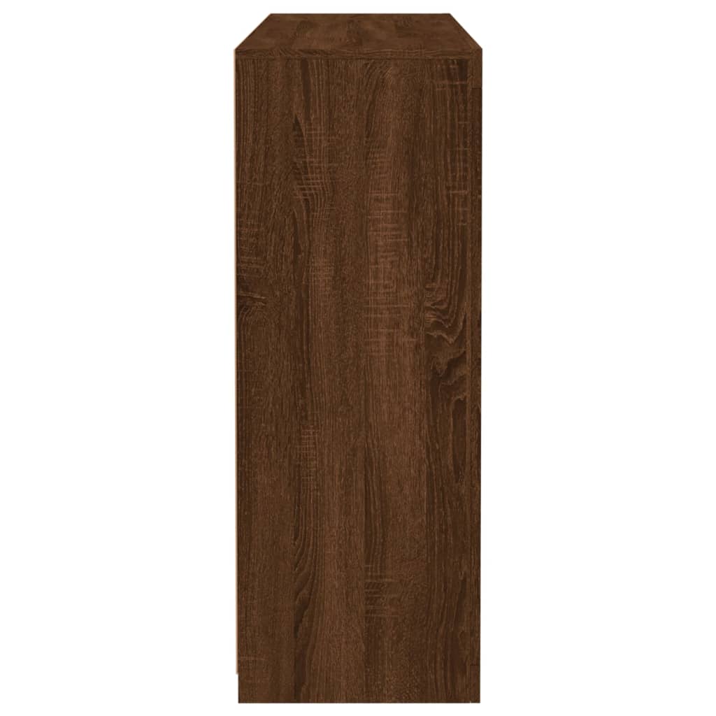 Dressoirs Met Led-Verlichting Bewerkt Hout Bruineikenkleur