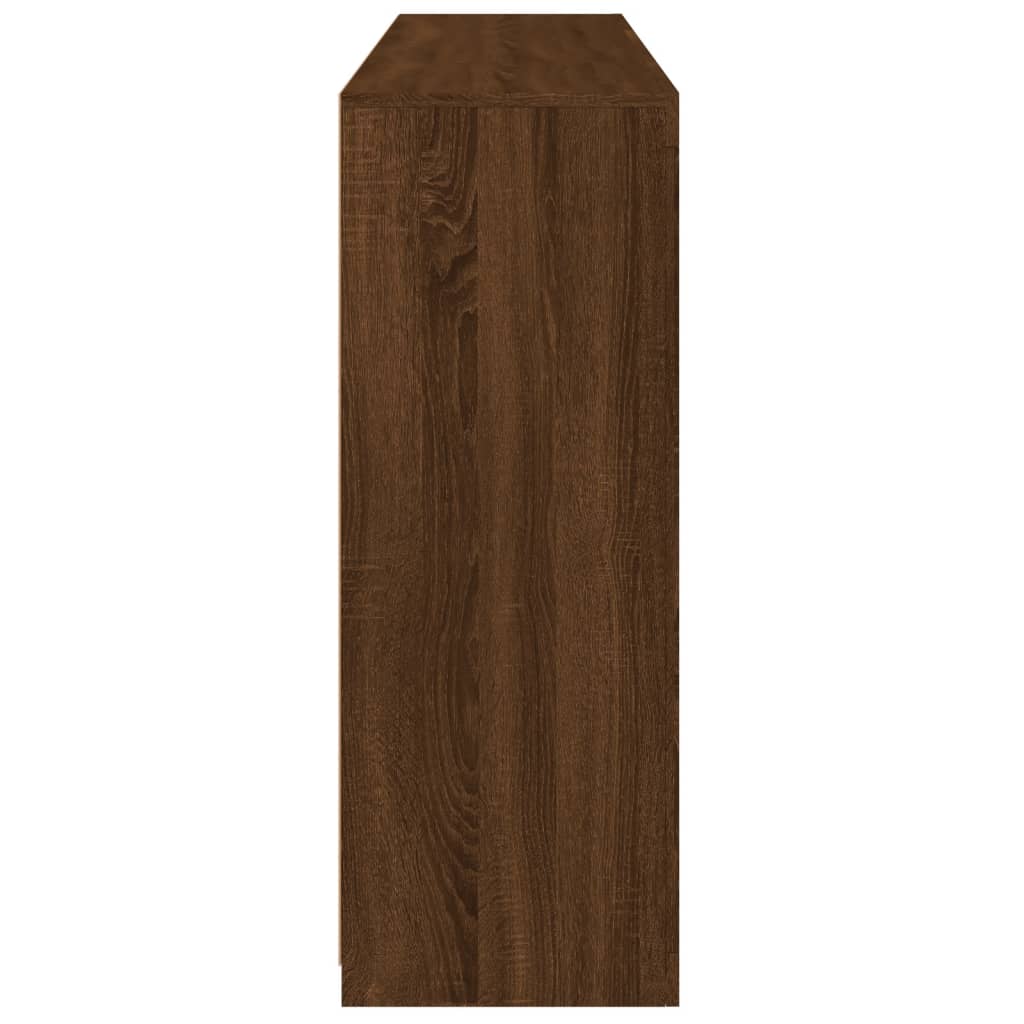 Dressoirs Met Led-Verlichting Bewerkt Hout Bruineikenkleur