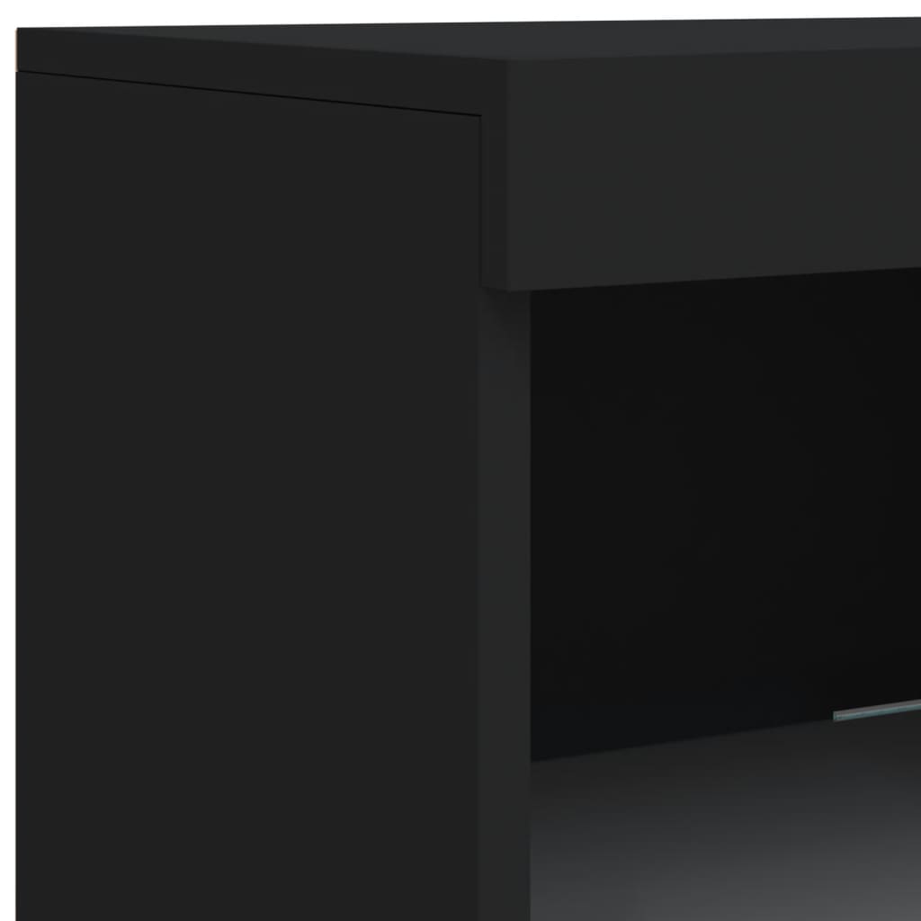 Dressoir Met Led-Verlichting 202X37X100 Cm