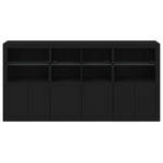 Dressoir Met Led-Verlichting 202X37X100 Cm