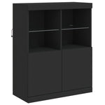 Dressoir Met Led-Verlichting 202X37X100 Cm