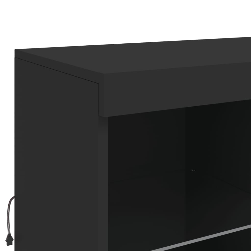 Dressoir Met Led-Verlichting 202X37X100 Cm