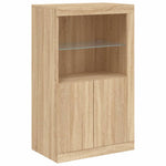 Dressoir Met Led-Verlichting 283X37X100 Cm Kleurig