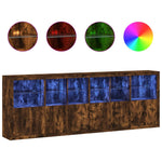Dressoir Met Led-Verlichting 283X37X100 Cm Kleurig
