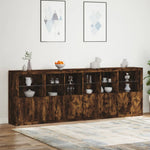 Dressoir Met Led-Verlichting 283X37X100 Cm Kleurig