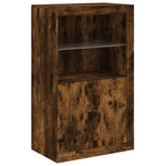 Dressoir Met Led-Verlichting 283X37X100 Cm Kleurig