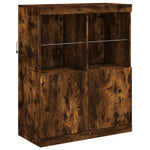 Dressoir Met Led-Verlichting 283X37X100 Cm Kleurig