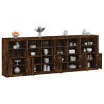 Dressoir Met Led-Verlichting 283X37X100 Cm Kleurig