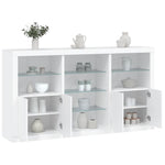 Dressoir Met Led-Verlichting 181,5X37X100 Cm