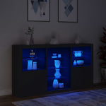 Dressoir Met Led-Verlichting 181,5X37X100 Cm
