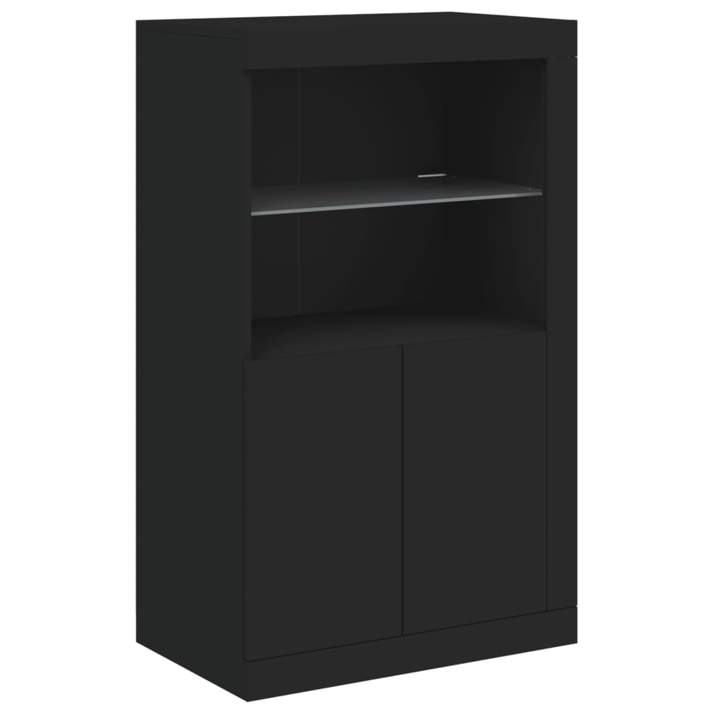 Dressoir Met Led-Verlichting 181,5X37X100 Cm