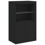 Dressoir Met Led-Verlichting 181,5X37X100 Cm