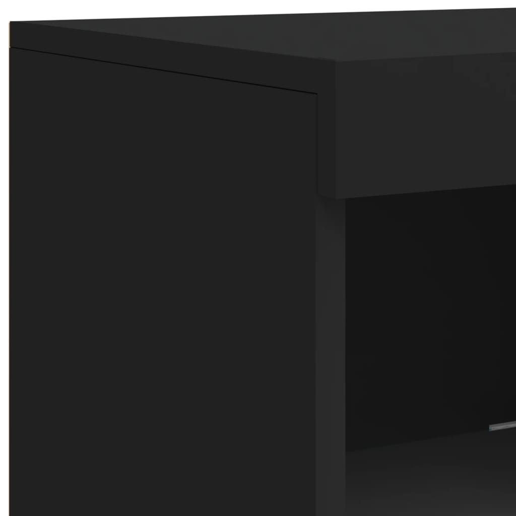 Dressoir Met Led-Verlichting 181,5X37X100 Cm