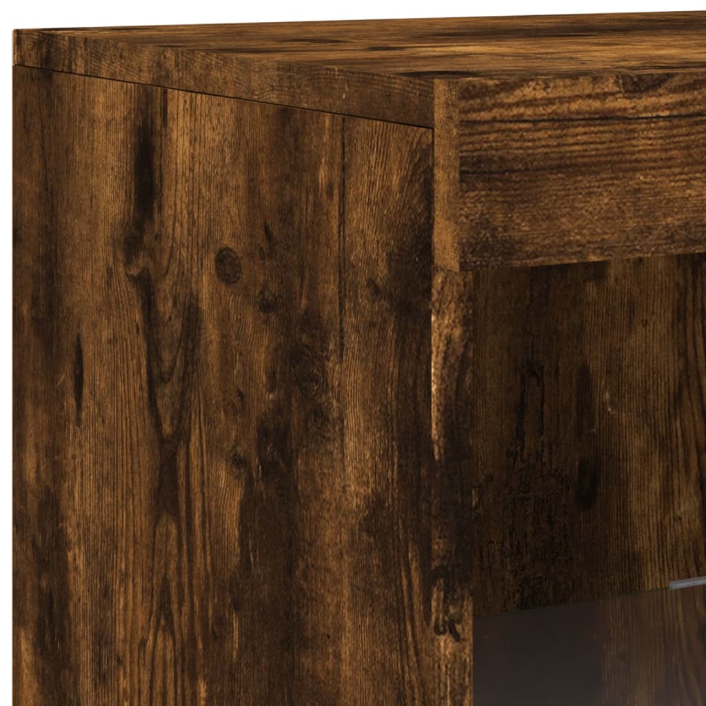 Dressoir Met Led-Verlichting 181,5X37X100 Cm Kleur