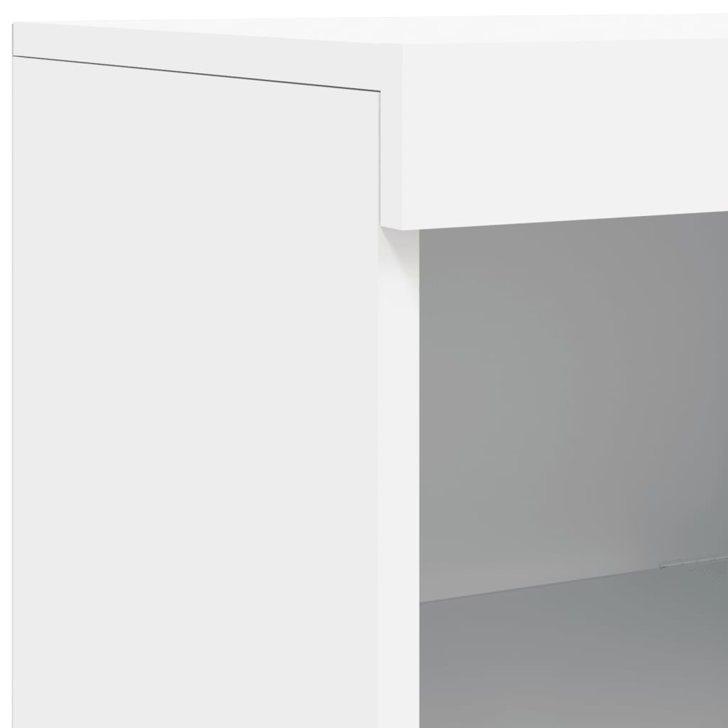 Dressoir Met Led-Verlichting 202X37X100 Cm