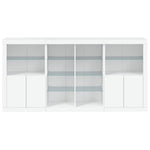 Dressoir Met Led-Verlichting 202X37X100 Cm