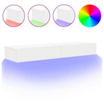 Tv-Meubelen Met Led-Verlichting 60X35X15,5 Cm Wit