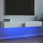 Tv-Meubelen Met Led-Verlichting 60X35X15,5 Cm Wit