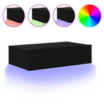 Tv-Meubel Met Led-Verlichting 60X35X15,5 Cm Zwart