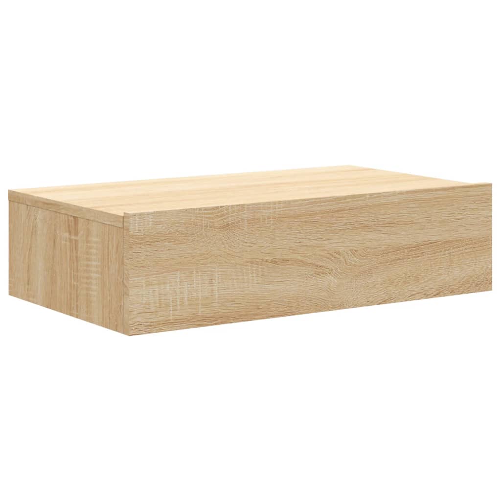 Tv-Meubel Met Led-Verlichting 60X35X15,5 Cm Kleurig Sonoma Eiken