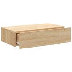 Tv-Meubel Met Led-Verlichting 60X35X15,5 Cm Kleurig Sonoma Eiken