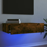 Tv-Meubels Met Led 60X35X15,5 Cm Kleur Gerookt Eiken