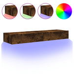 Tv-Meubels Met Led 60X35X15,5 Cm Kleur Gerookt Eiken