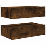 Tv-Meubels Met Led 60X35X15,5 Cm Kleur Gerookt Eiken