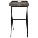 Dienbladtafel Inklapbaar 65X40X75 Cm Poly Rattan