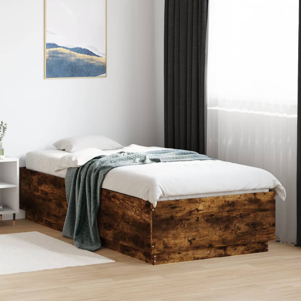 Bedframe Bewerkt Hout