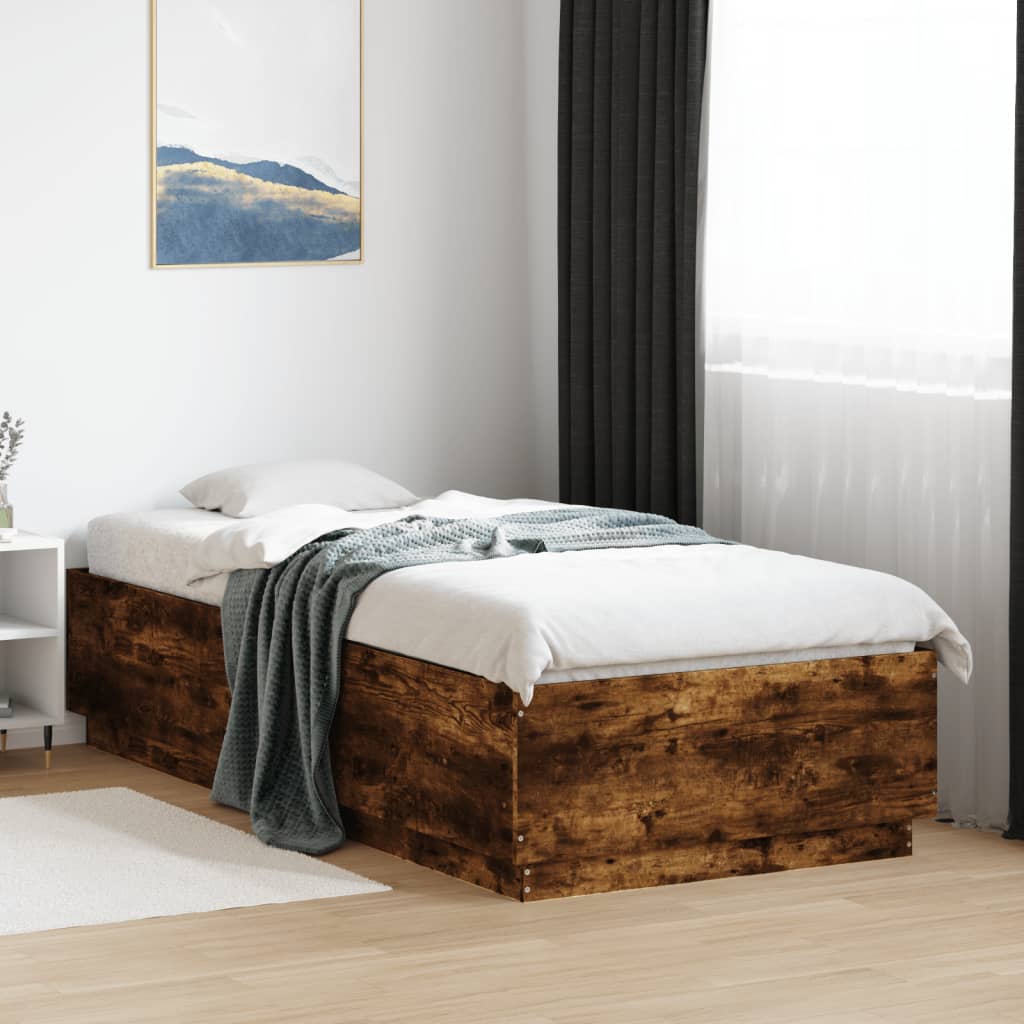 Bedframe Bewerkt Hout