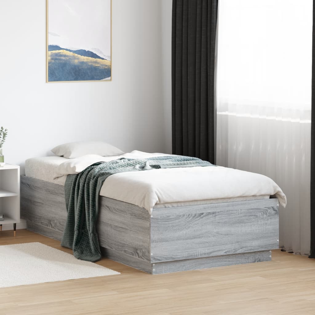 Bedframe Bewerkt Hout
