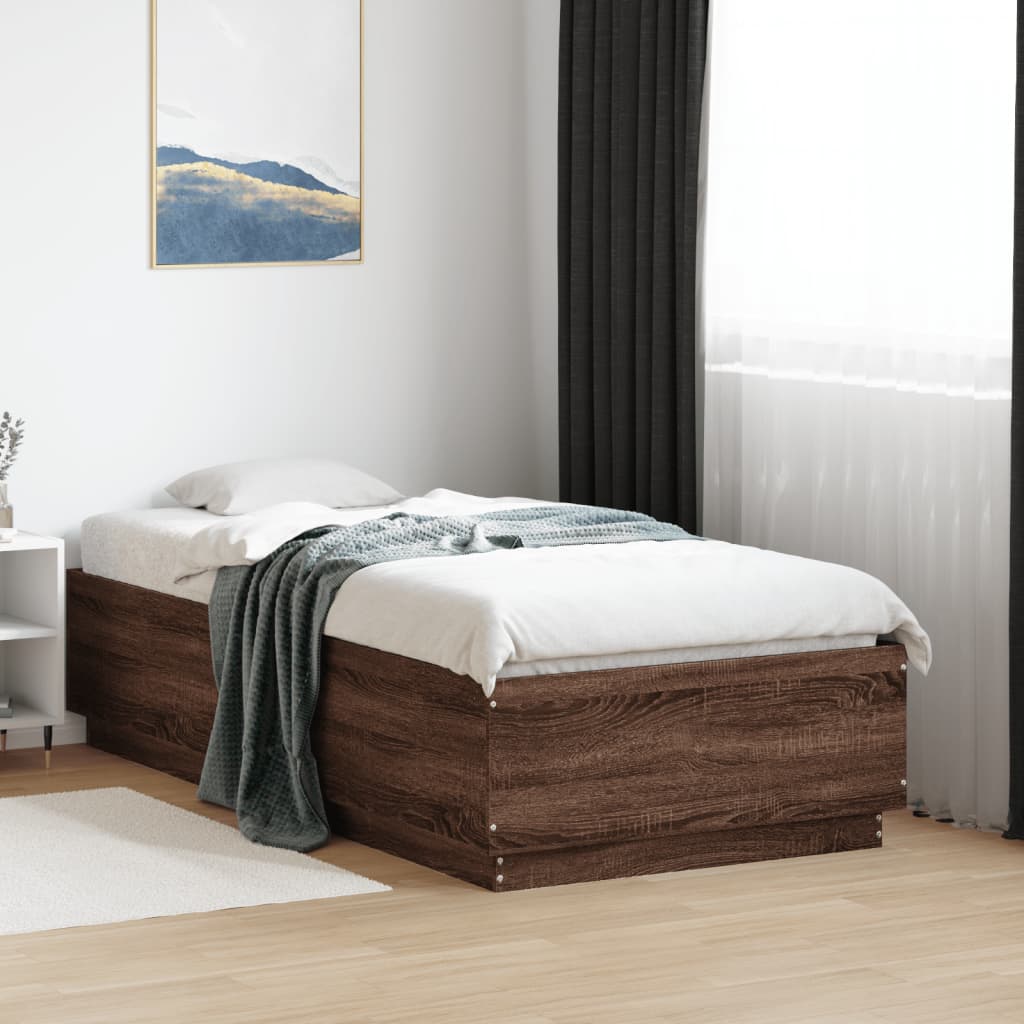 Bedframe Bewerkt Hout
