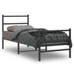 Bedframe Met Hoofd- En Voeteneinde Metaal