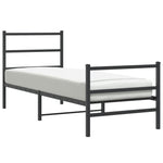 Bedframe Met Hoofd- En Voeteneinde Metaal