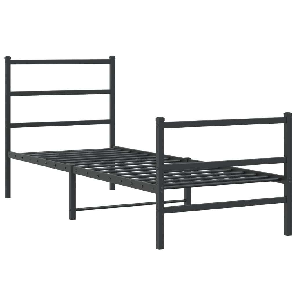 Bedframe Met Hoofd- En Voeteneinde Metaal