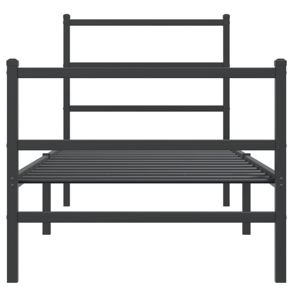 Bedframe Met Hoofd- En Voeteneinde Metaal