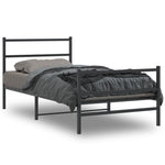 Bedframe Met Hoofd- En Voeteneinde Metaal