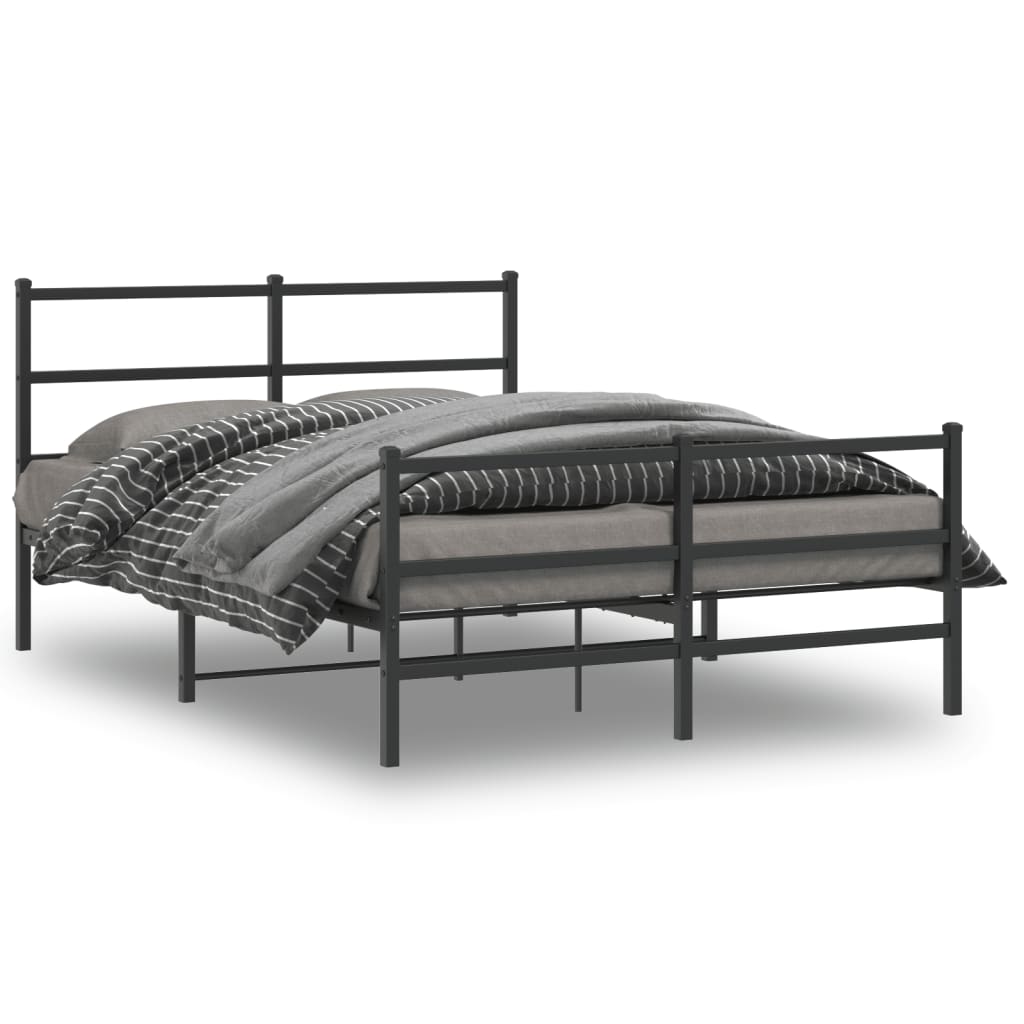 Bedframe Met Hoofd- En Voeteneinde Metaal