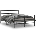 Bedframe Met Hoofd- En Voeteneinde Metaal